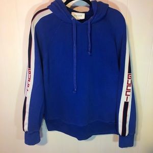 Authentic Blue Gucci Hoodie
